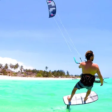 Kite surfing
